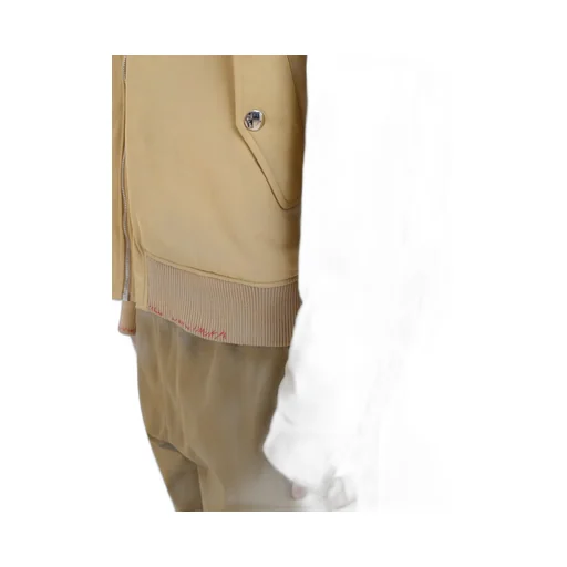 Contrast Back Twill Bomber Jacket