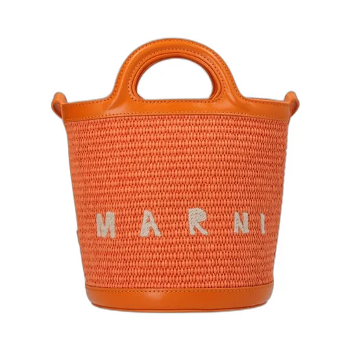 Logo Embroidered Bucket Bag
