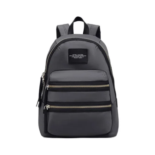The Biker Logo-Patch Zipped Large Backpack