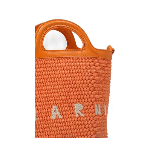 Logo Embroidered Bucket Bag