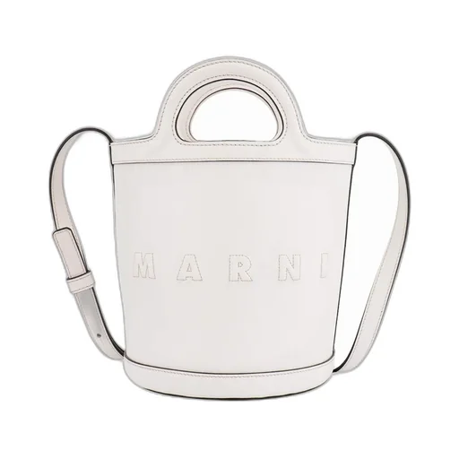 Logo Embossed Tropicalia Small Bucket Bag