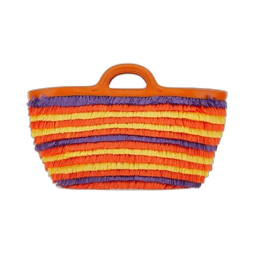 Multicolor Fringed Handbag