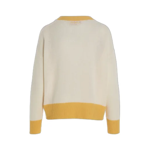 Color-Block Buttoned Cardigan