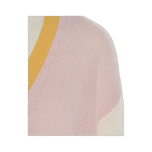 Color-Block Buttoned Cardigan