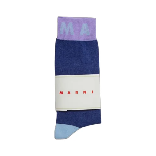 Colour-Block Knitted Socks