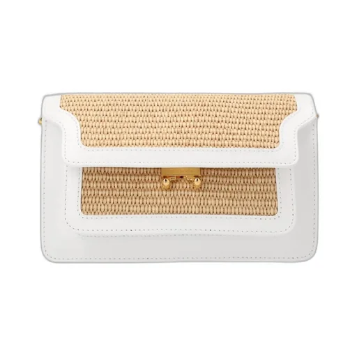 Two-Toned Trunk Soft Crossbody Bag