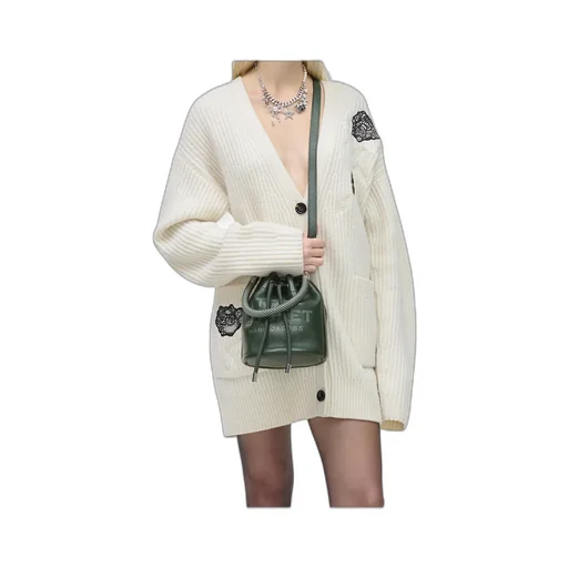 Logo Embossed Bucket Bag