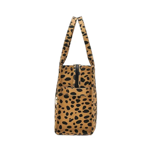 The Cheetah Logo Embroidered Large Tote Bag