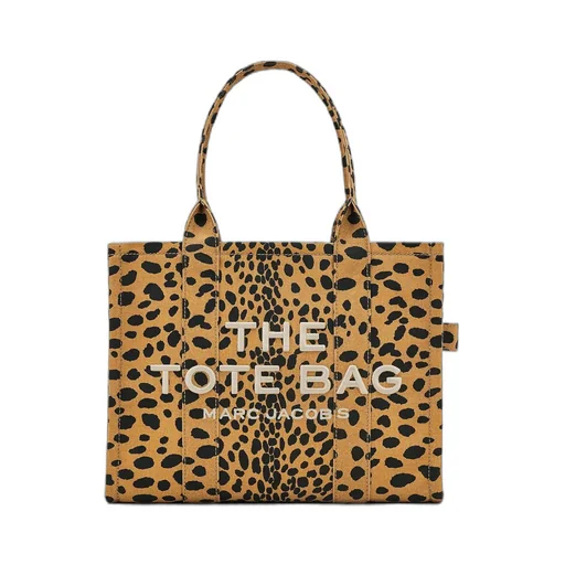 The Cheetah Logo Embroidered Large Tote Bag