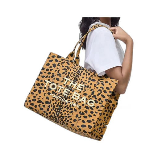The Cheetah Logo Embroidered Large Tote Bag