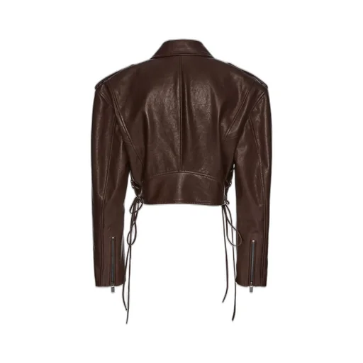 Cropped Biker Jacket