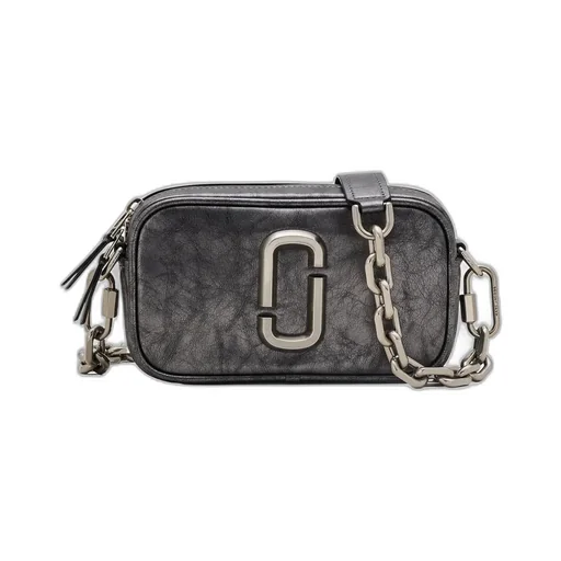 The Metallic Distressed Big Shot Crossbody Bag
