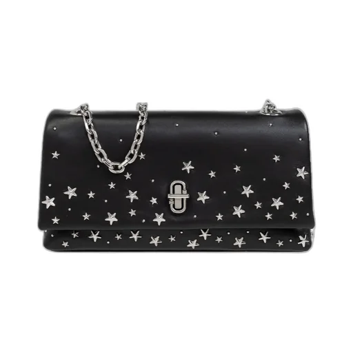 The Star Embellished Dual Chain Shoulder Bag