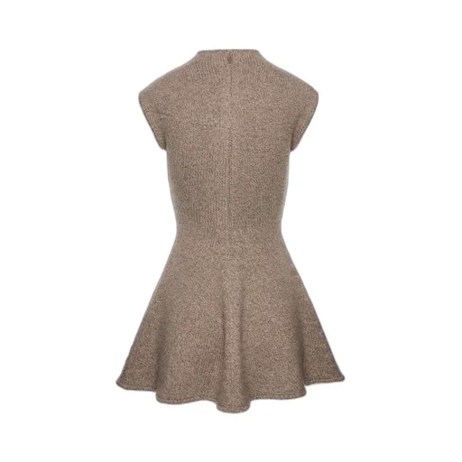 Marled Knit Skater Dress