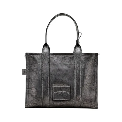 The Metallic Distressed Large Tote Bag