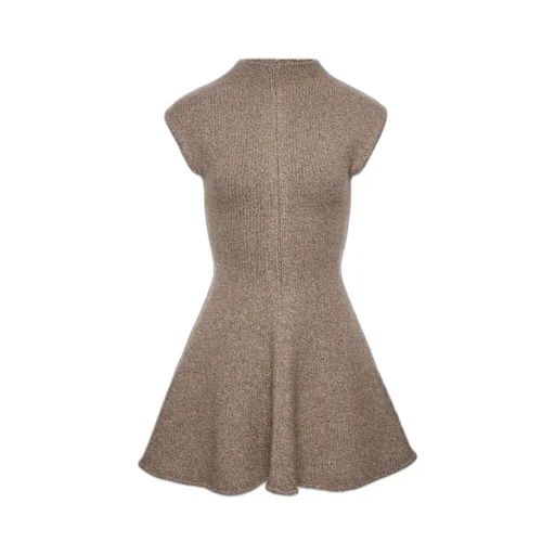 Marled Knit Skater Dress