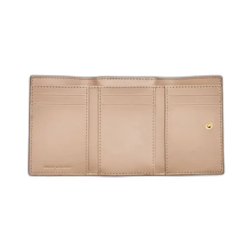The Leather J Marc Logo-Plaque Wallet