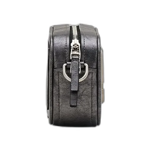 The Metallic Distressed Big Shot Crossbody Bag