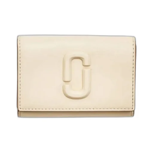 The Leather J Marc Logo-Plaque Wallet
