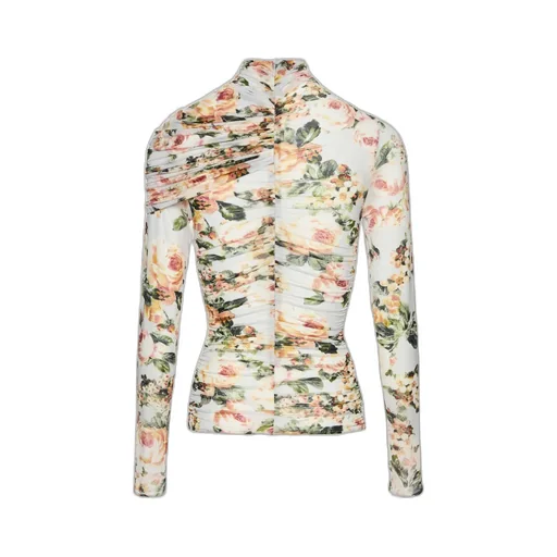 Floral Printed Ruched Top
