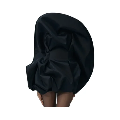 Strapless Sculptural Mini Dress