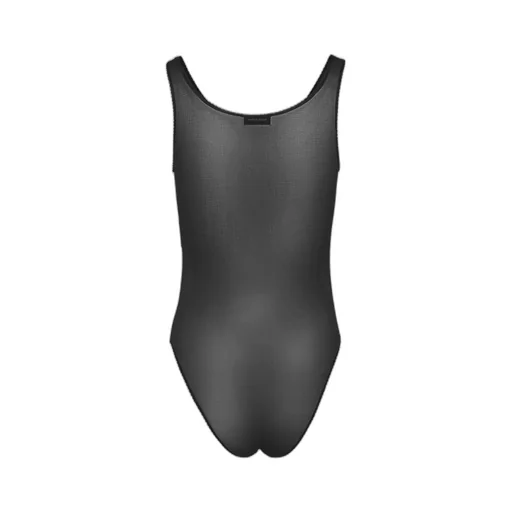Mesh Scalloped Bodysuit