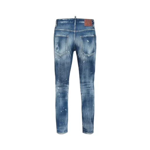 Magliano X Dsquared2 Joint Series Ink-Splashed Design Jeans