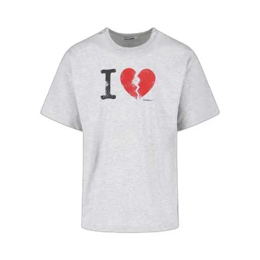 Broken Heart Printed Crewneck T-Shirt