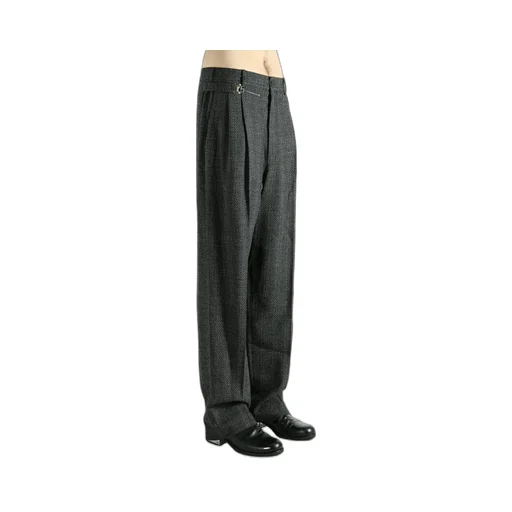 Double Pleat Casual Pants