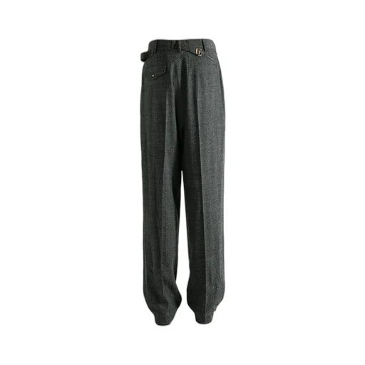 Double Pleat Casual Pants
