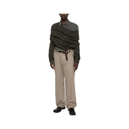 Belted Casual Pants