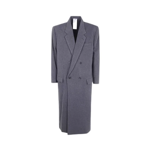 Double-Breasted Wool Coat