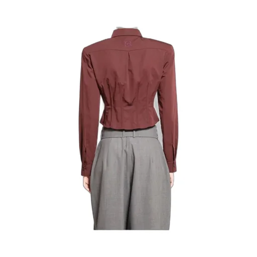 Cropped Corset Shirt