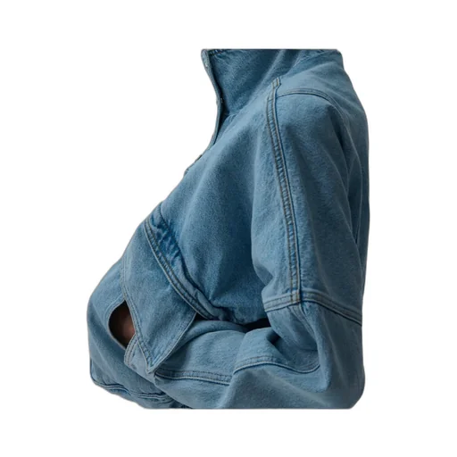 Zip-Up Denim Jacket