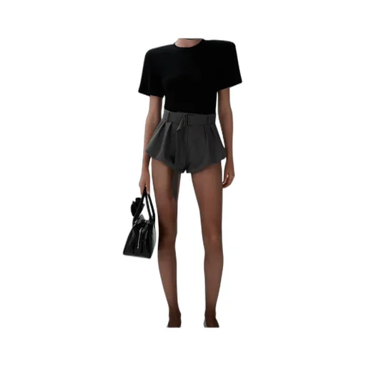 Ribbed Short Sleeve Bodysuit