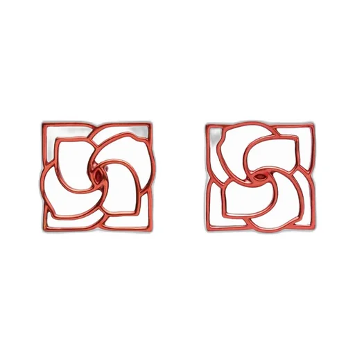 Square Logo Earrings