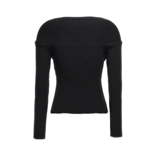 Rib-Knit Bustier Top