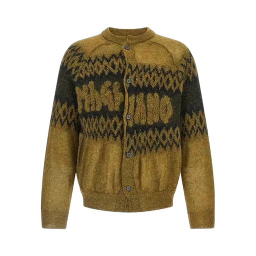 Logo Intarsia Cardigan