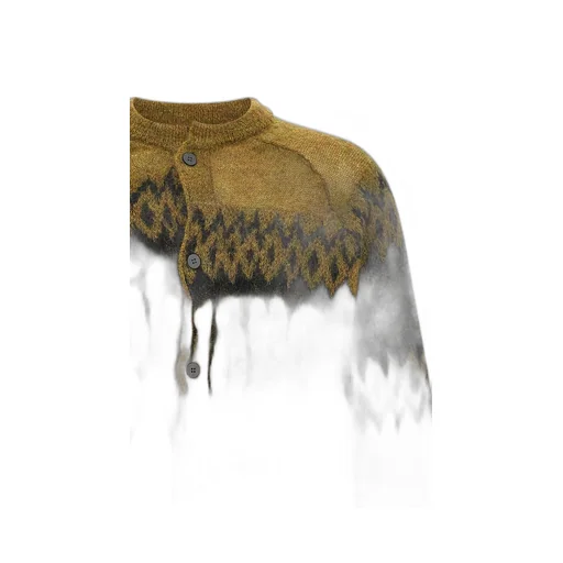 Logo Intarsia Cardigan