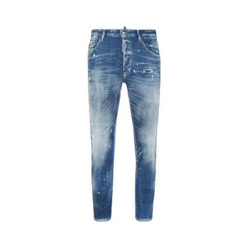 Magliano X Dsquared2 Joint Series Ink-Splashed Design Jeans