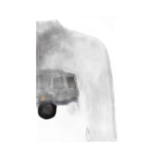 Graphic Detailed Crewneck Sweater