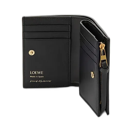 Compact Wallet In Nappa Calfskin