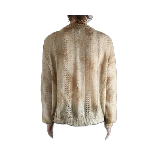 Embellished Cable-Knit Cardigan