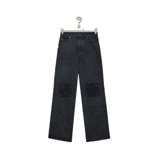 Anagram Embroidered Jeans