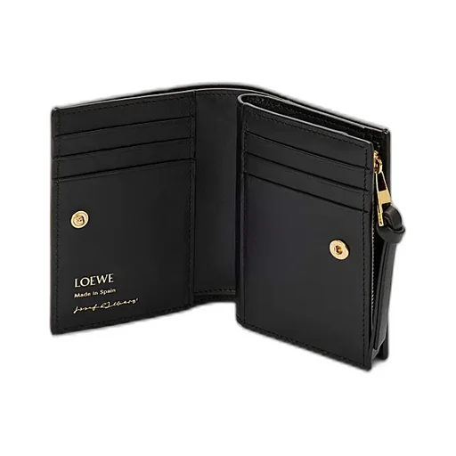 Compact Wallet In Nappa Calfskin