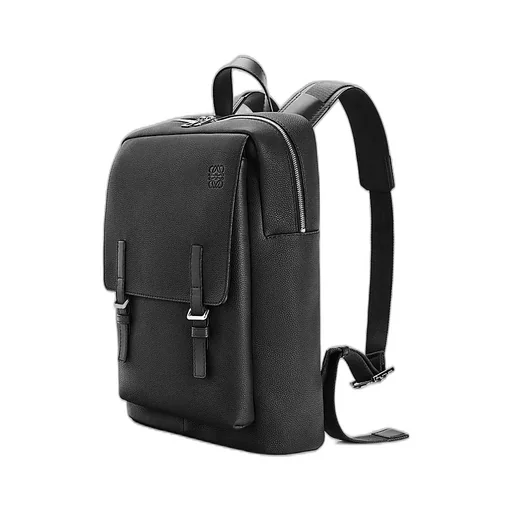 Military Backpack In Soft Grained Calfskin