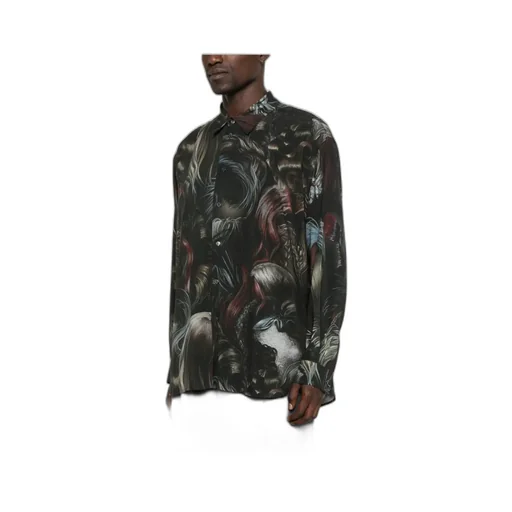 Printed Long-Sleeved Shirt