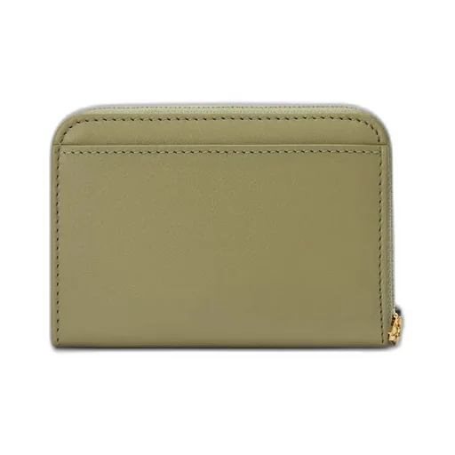 Zipped Coin Purse In Shiny Nappa Calfskin