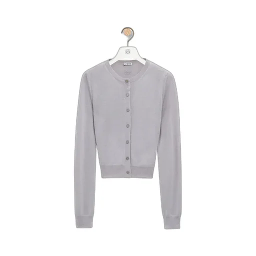 Draped Cardigan In Cashmere And Silk