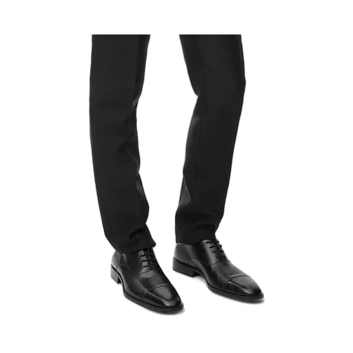 Crown Oxford In Shiny Calfskin